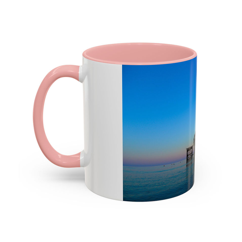 Thumbnail: Coffee Mug - Brighton West Pier at Sunset | Sussex Ceramic Mug