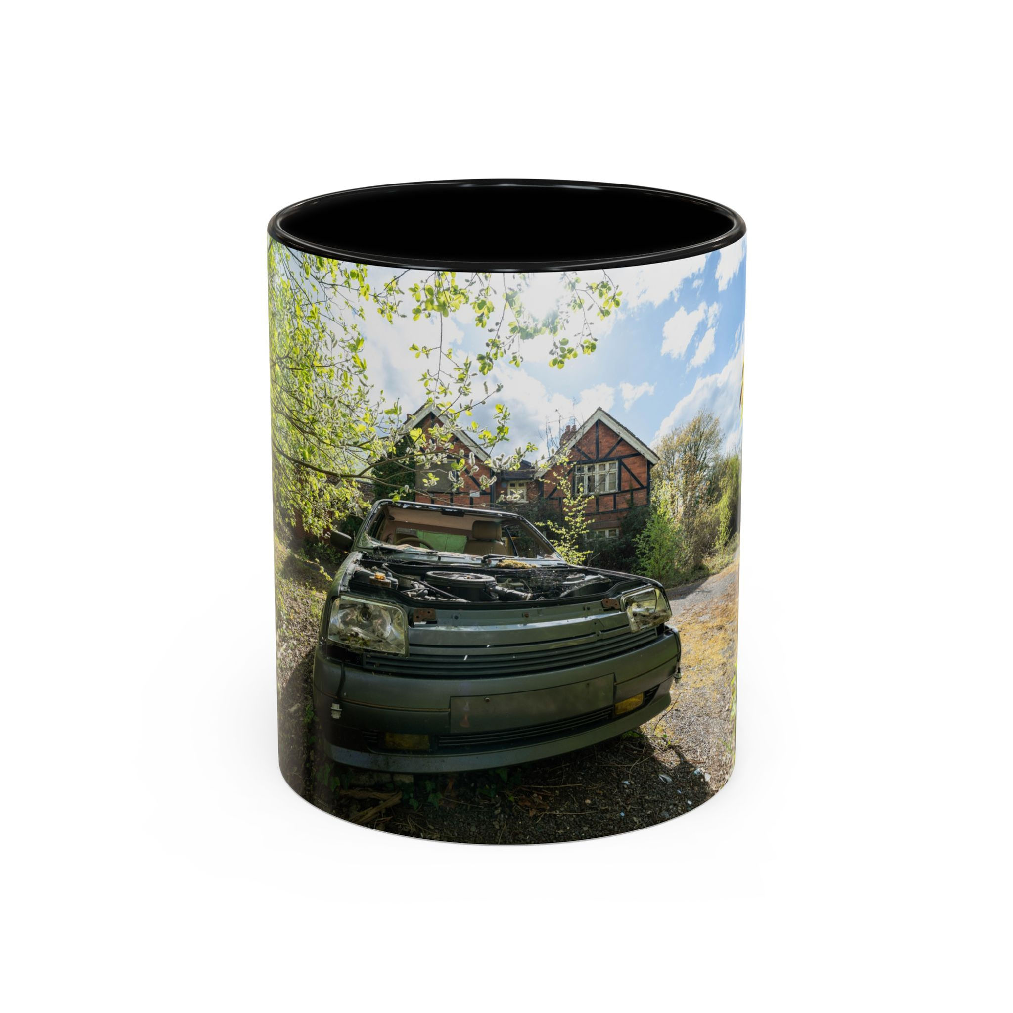Coffee Mug | Abandoned Pub & Car, Thurlow Arms Rudgwick | Urban Decay Cup Gift