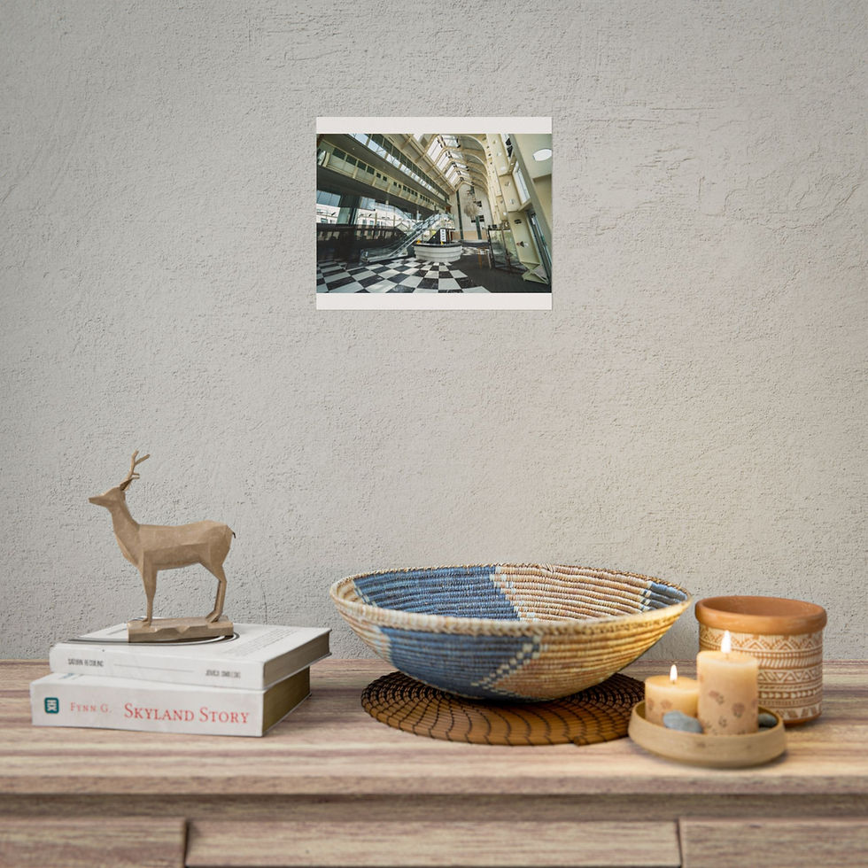 Thumbnail: Poster Print | Abandoned Atrium in Sussex - Urbex Wall Art