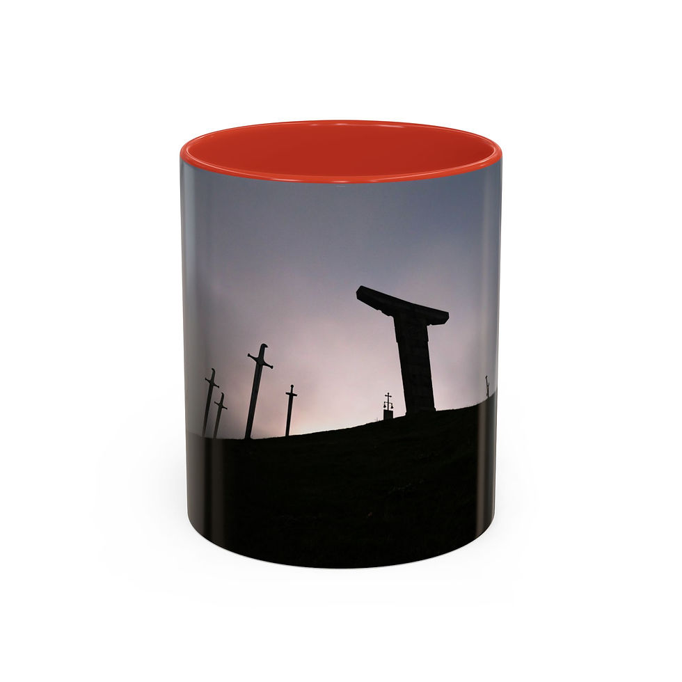 Thumbnail: Coffee Mug | Didgori Battle Memorial in Georgia, Dark Moody Scene