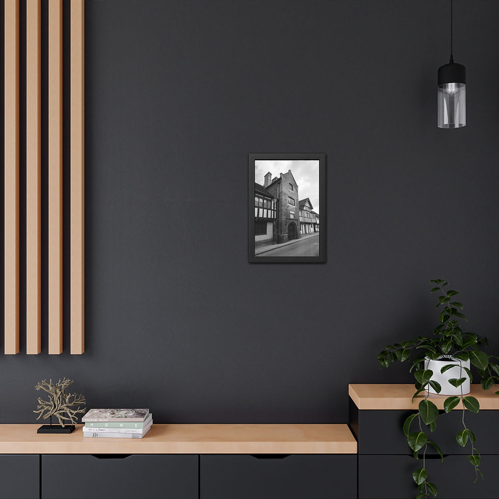 Thumbnail: Framed Poster | Steyning Grammar School | Tudor Style Urbex Wall Art