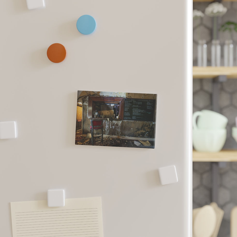 Thumbnail: Abandoned Pub Bar Fridge Magnet | Thurlow Arms | Rustic Urban Decay Photo Magnet