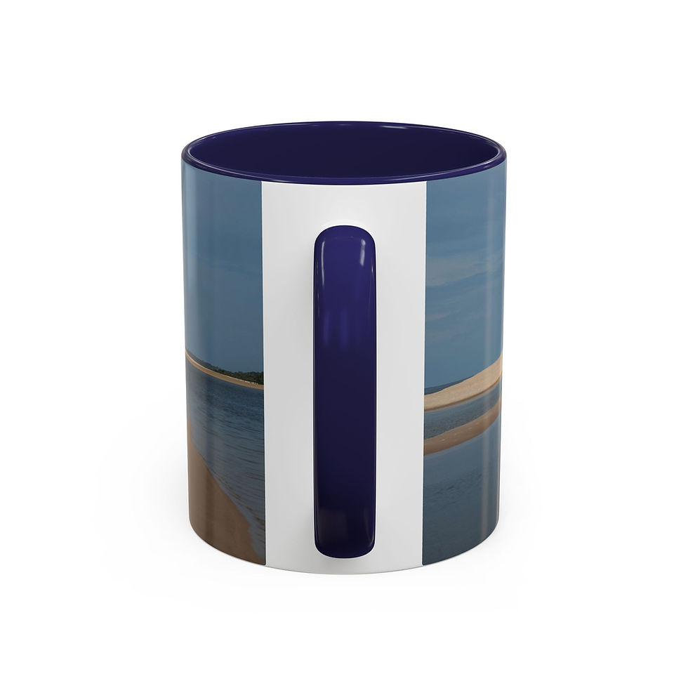 Thumbnail: Coffee Mug - Tapajós River Calm Beach Scene | Brazil Ceramic Mug