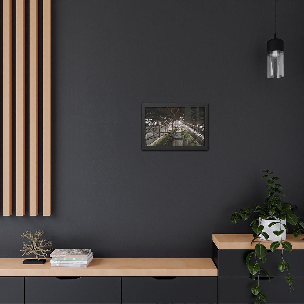 Thumbnail: Framed Print | Inside Shoreham Cement Works - Abandoned Urbex Wall Art