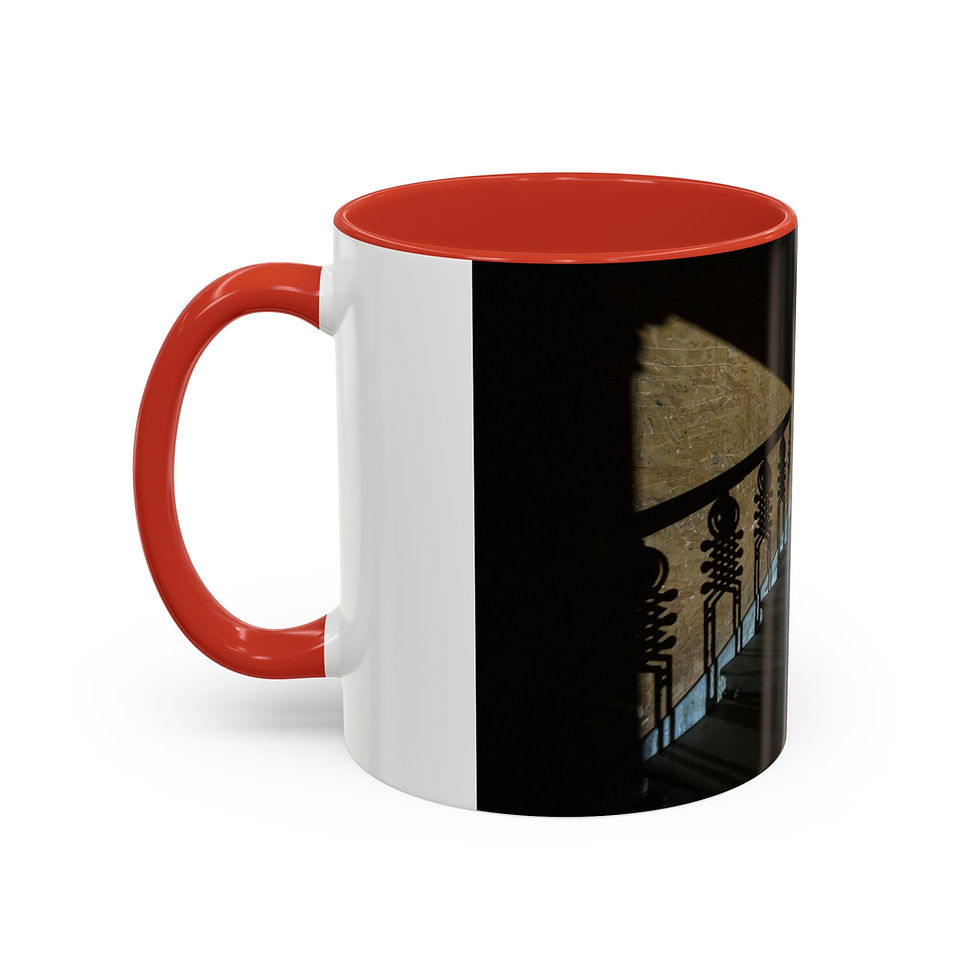 Thumbnail: Coffee Mug | Eerie abandoned staircase in Tskaltubo Georgia