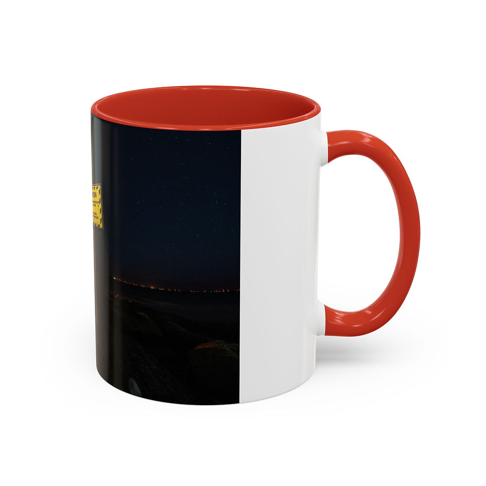 Thumbnail: Coffee Mug - Shoreham Beach at Night, Sussex Coast Design