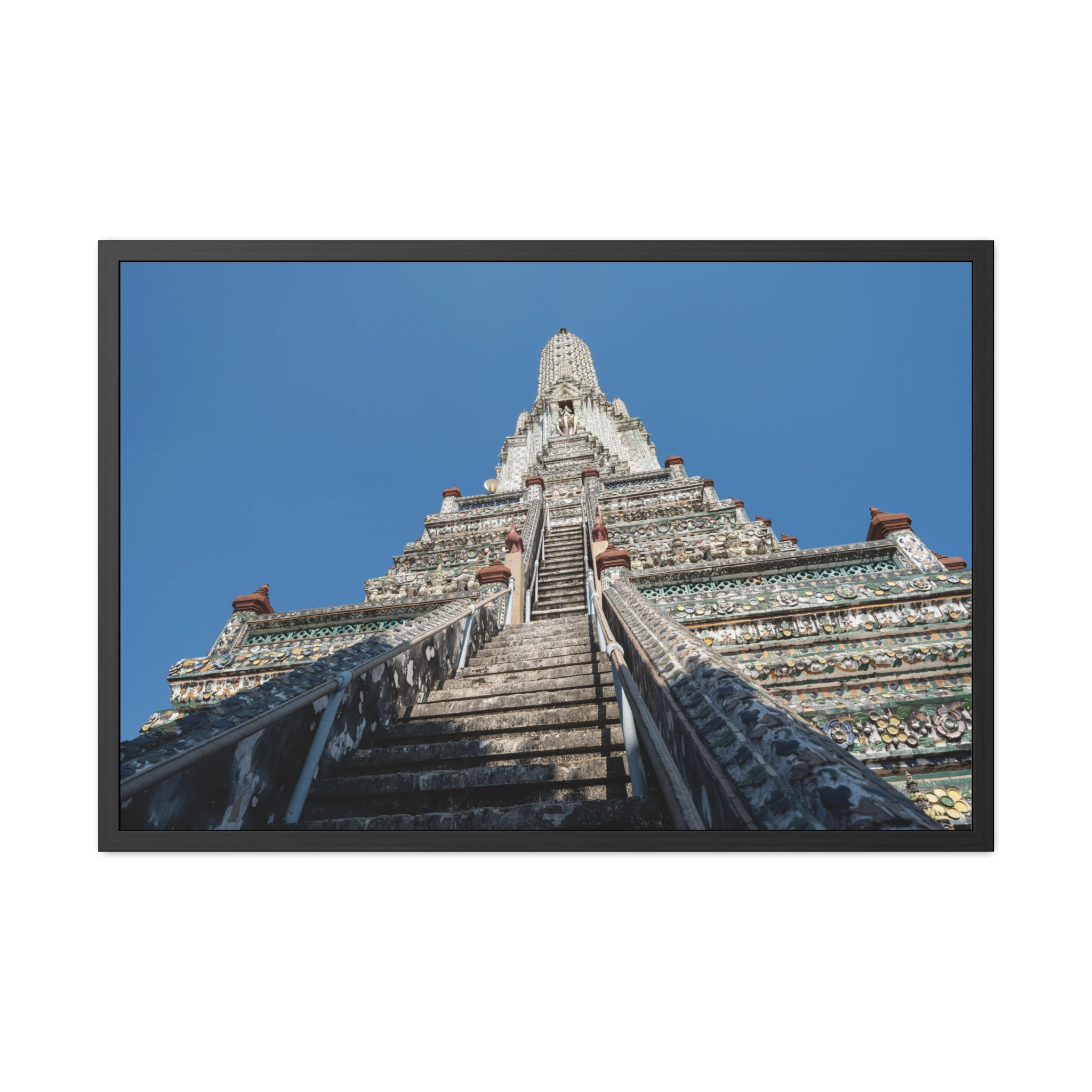 Framed Poster - Wat Arun Temple in Bangkok, Thailand | Travel Decor