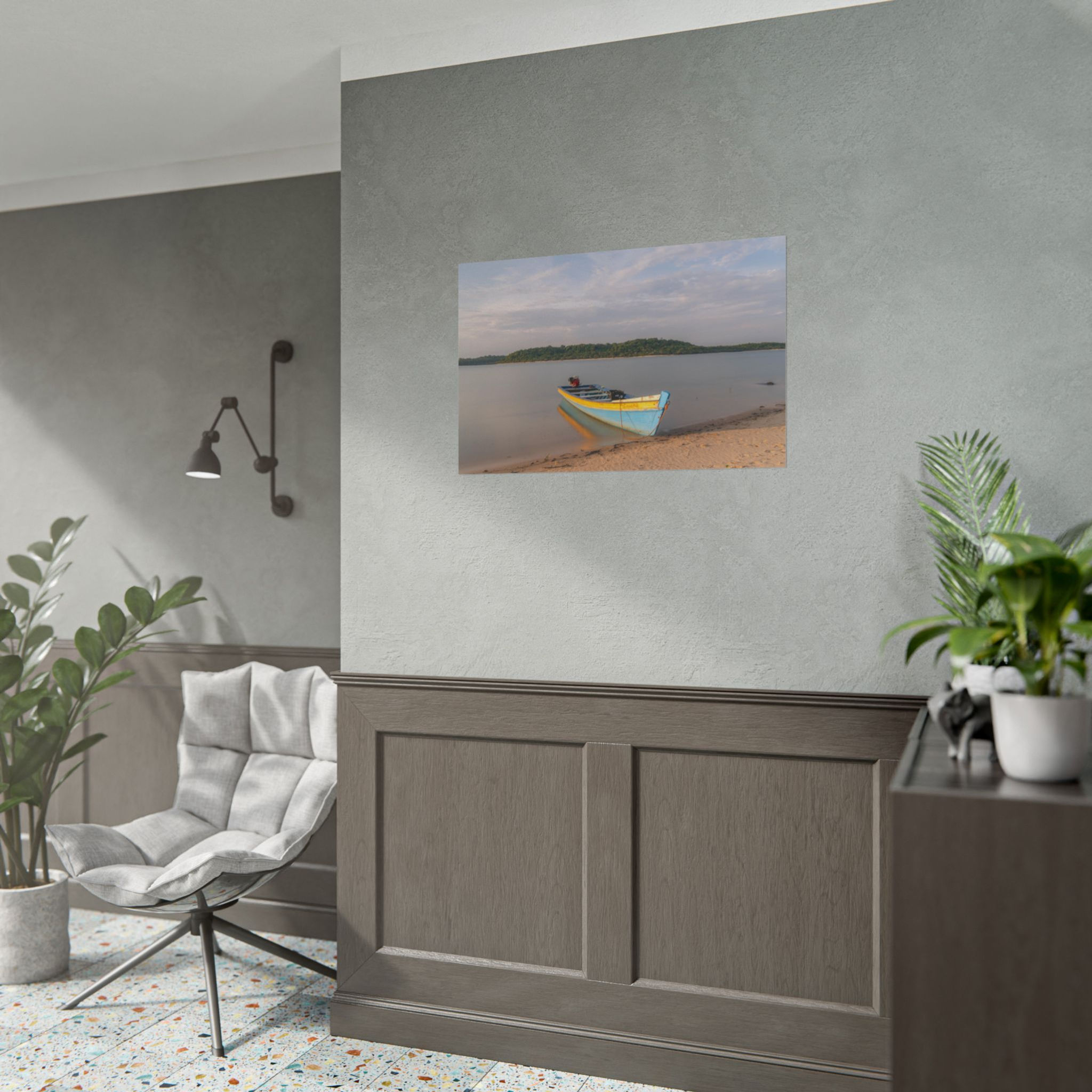 Poster Print - Tapajós River Sunset, Alter do Chão | Beach Wall Art