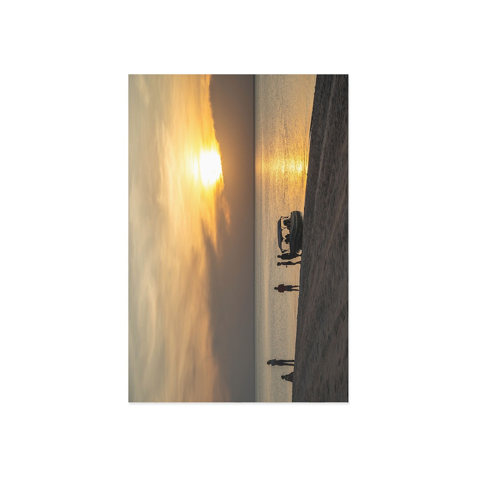 Thumbnail: Fine Art Travel Postcards | Tapajós River Sunset | Brazil Beach Travel Scene