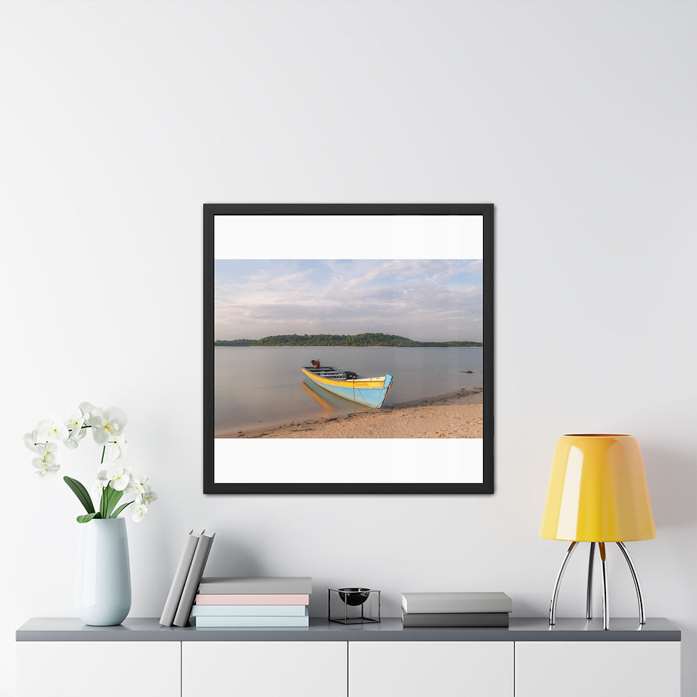 Thumbnail: Framed Poster - Tapajós River Sunset, Alter do Chão | Beach Wall Art