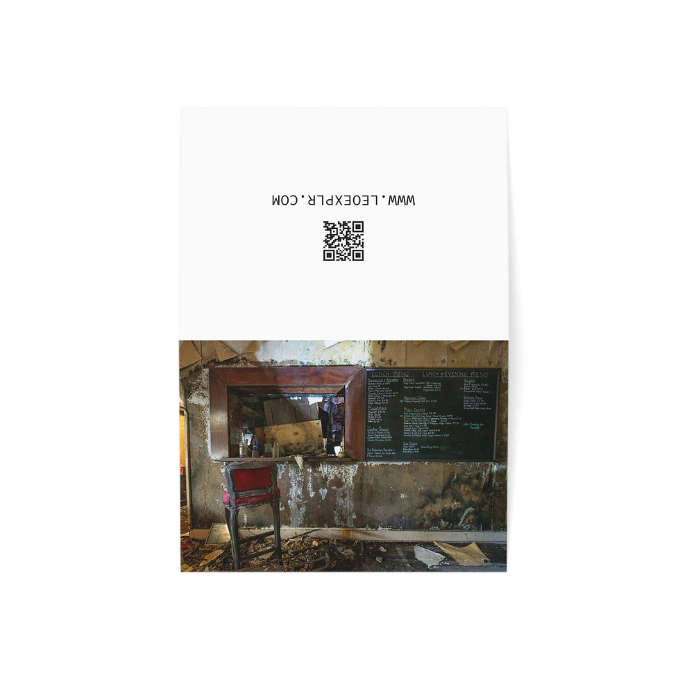 Thumbnail: Abandoned Thurlow Arms Pub Bar | Greeting Cards - Pack of 1, 10, 30 or 50