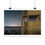 Thumbnail: Poster - Light Trails on Grain Tower in Kent at Night Print