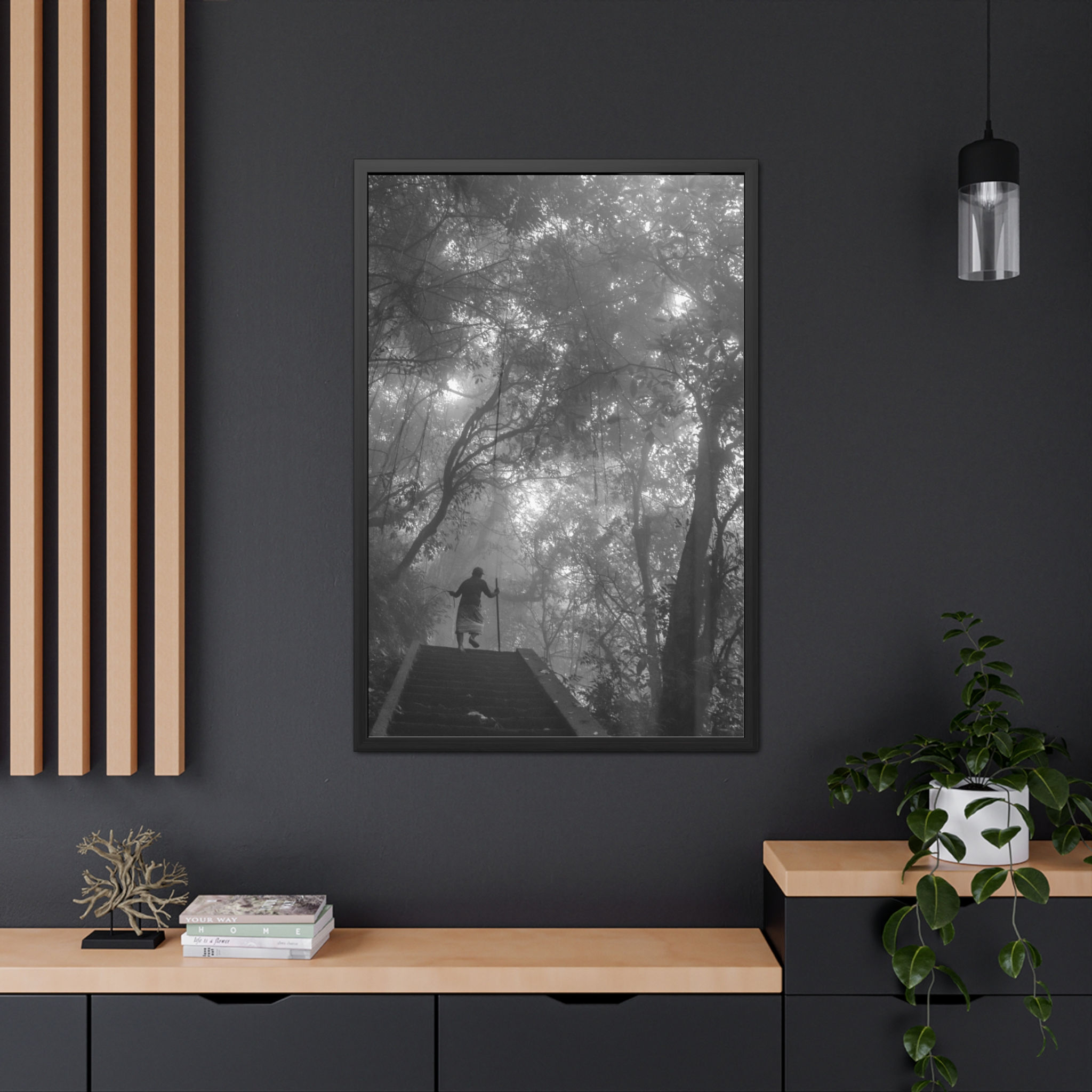 Framed Poster - Man of the Mountain