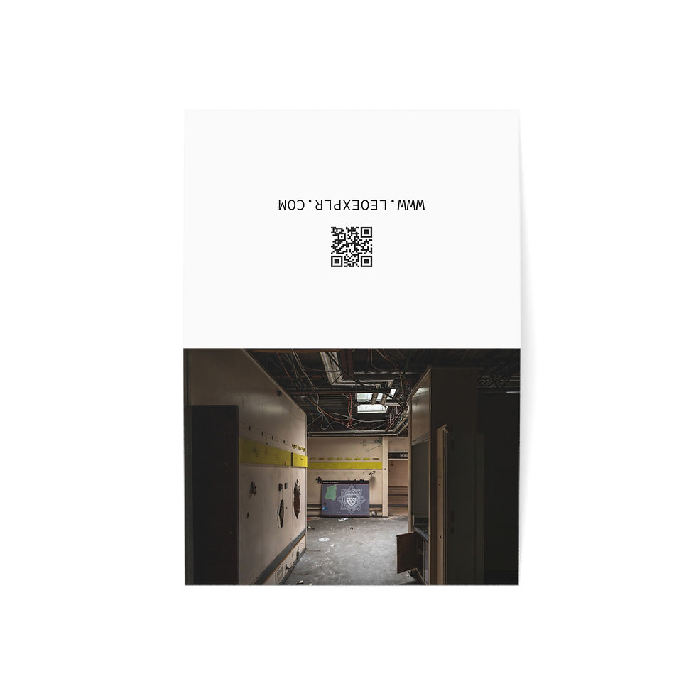 Thumbnail: Old Horsham Fire Station, Urbex Art | Greeting Cards - Pack of 1, 10, 30 or 50