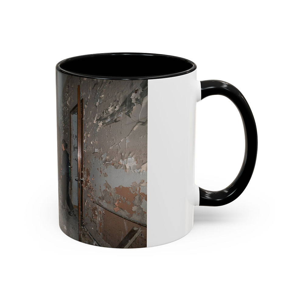 Thumbnail: Coffee Mug | Decay in Maison Blanche Hospital - Abandoned Urbex in France