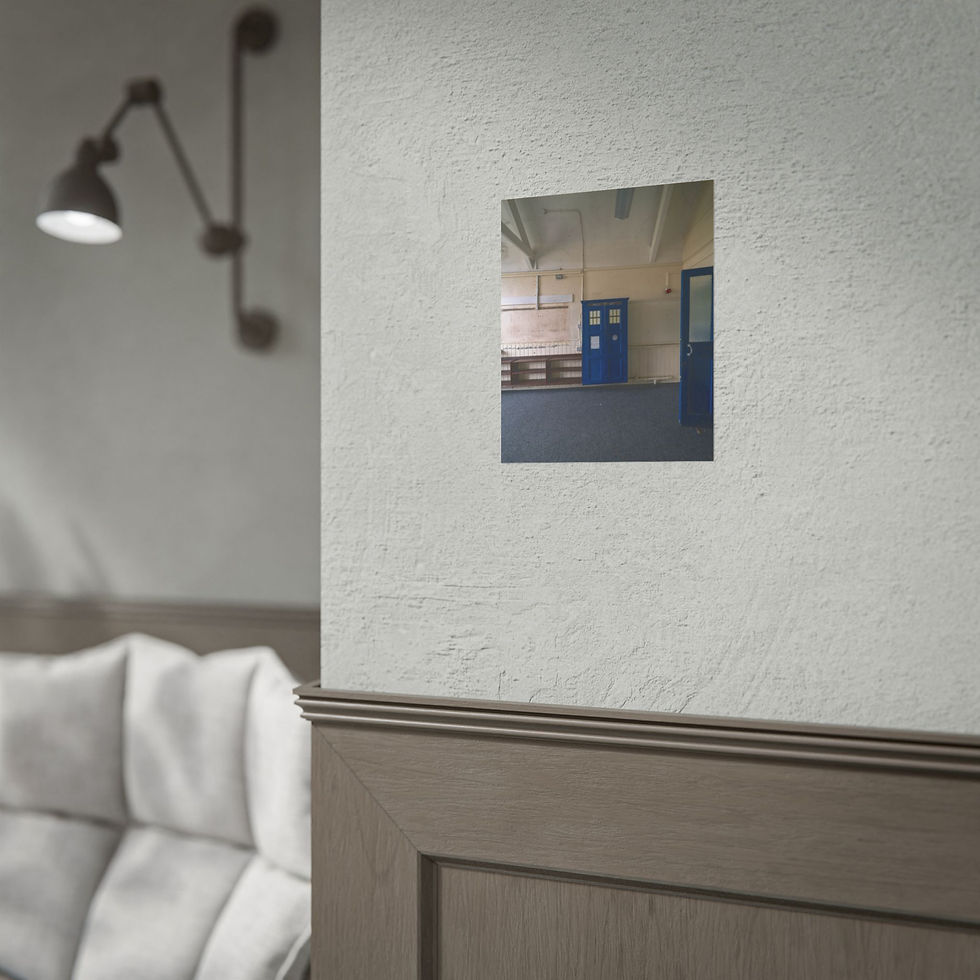 Thumbnail: Poster Print | TARDIS Style Cupboard | Abandoned Classroom | Unique Wall Art