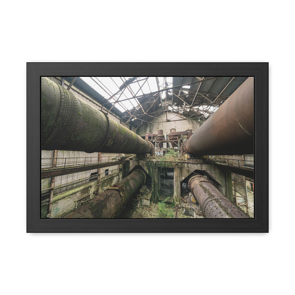 Thumbnail: Framed Print | Inside Shoreham Cement Works - Abandoned Urbex Wall Art