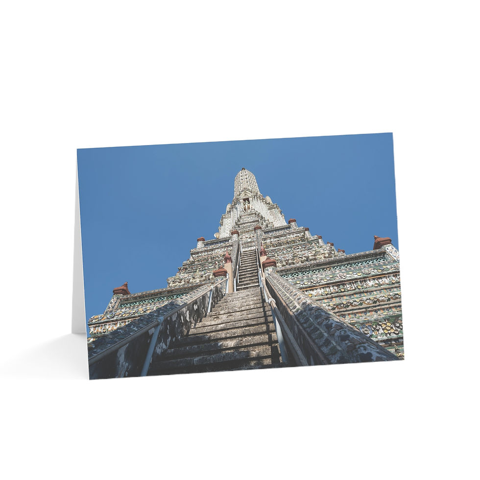 Thumbnail: Wat Arun, Bangkok, Thailand | Greeting Cards - Pack of 1, 10, 30 or 50