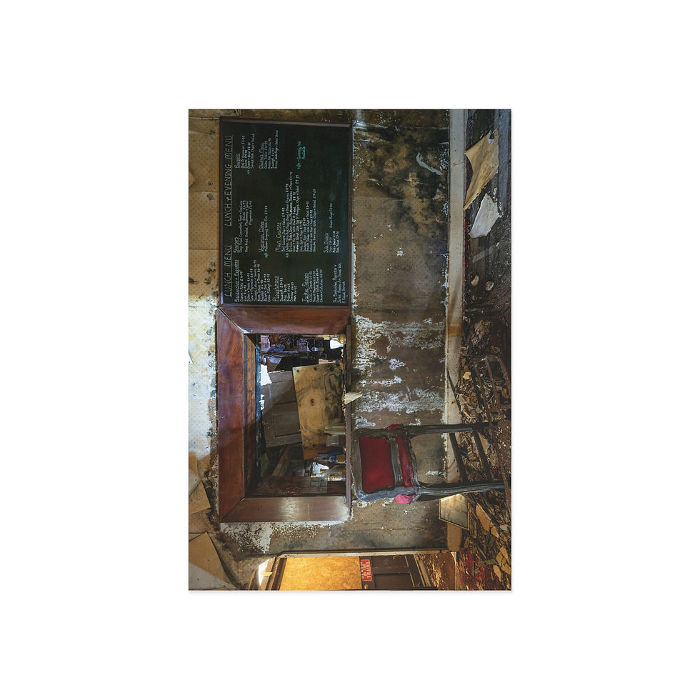 Thumbnail: Fine Art Postcard: Thurlow Arms Abandoned Pub Bar | Vintage Interior Photo Print
