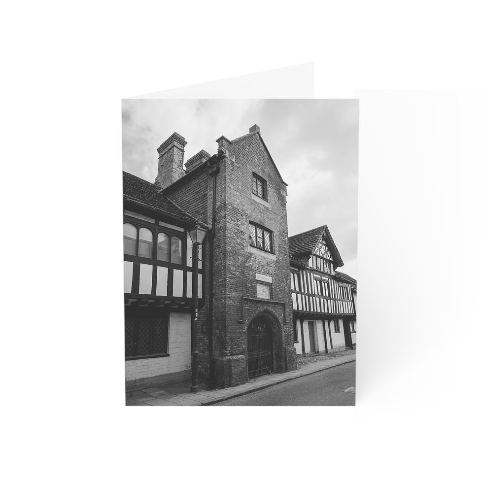 Thumbnail: Steyning Grammar School, Church Street | Greeting Cards: Pack of 1, 10, 30 or 50