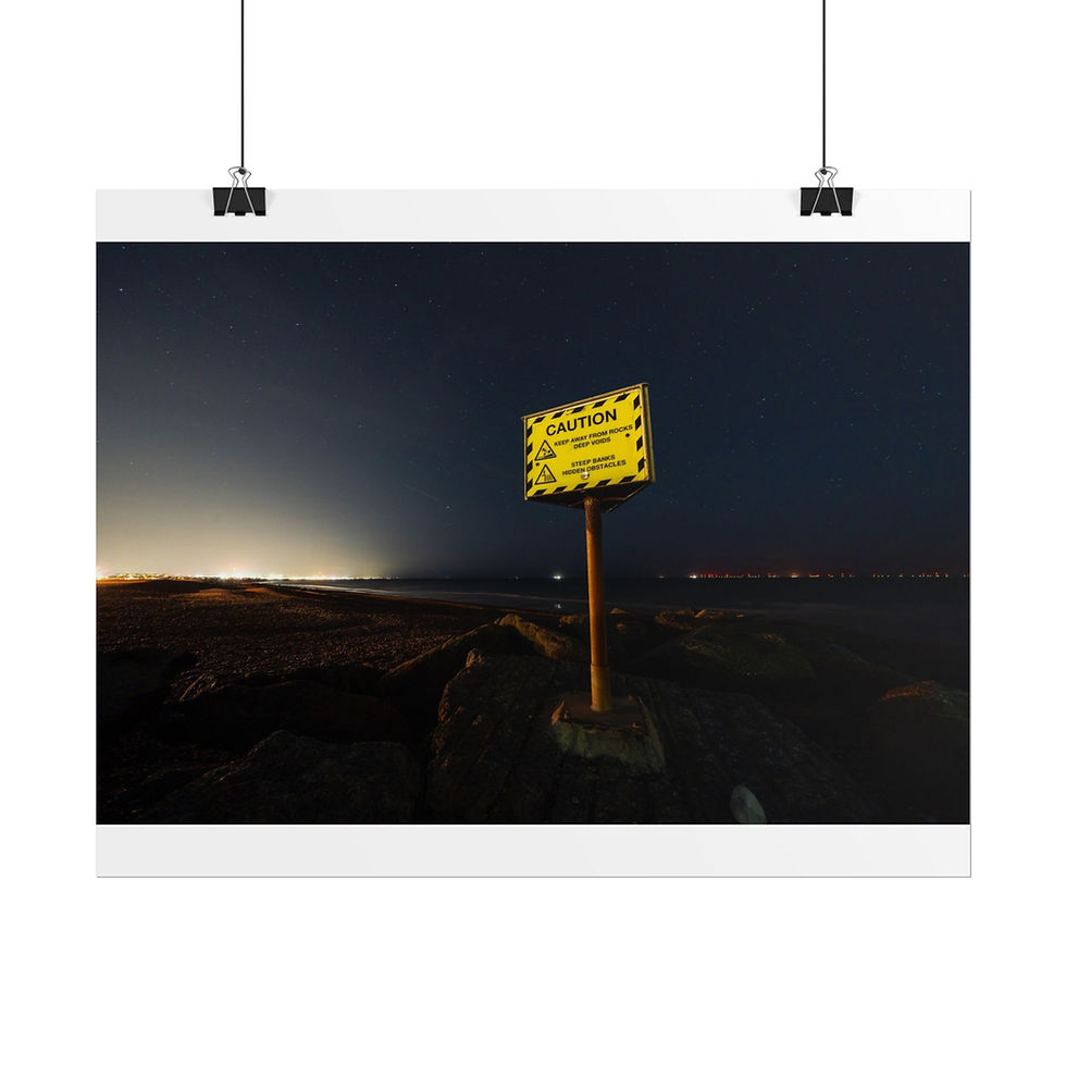 Thumbnail: Yellow warning sign 'WARNING EXTREMELY HAZARDOUS' on dark, rocky coast.