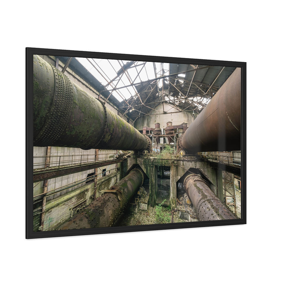 Thumbnail: Framed Print | Inside Shoreham Cement Works - Abandoned Urbex Wall Art