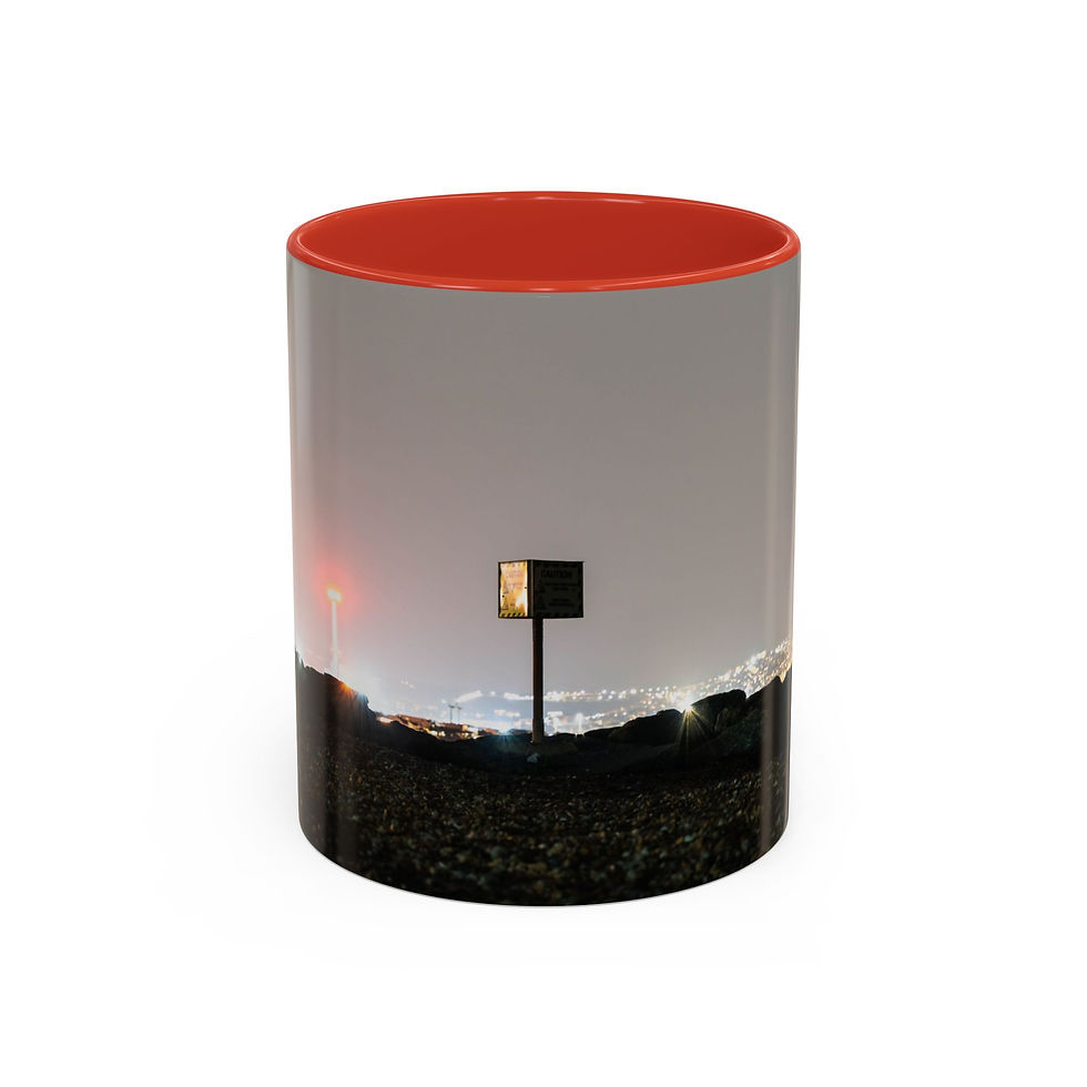 Thumbnail: Coffee Mug - Shoreham Beach at Night, Sussex Coast Design
