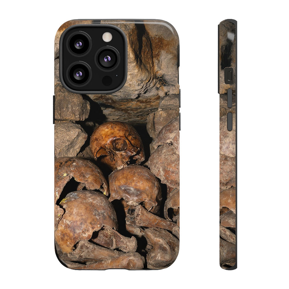 Thumbnail: Phone Cases - Skulls in the Paris Catacombs Design for iPhone.
