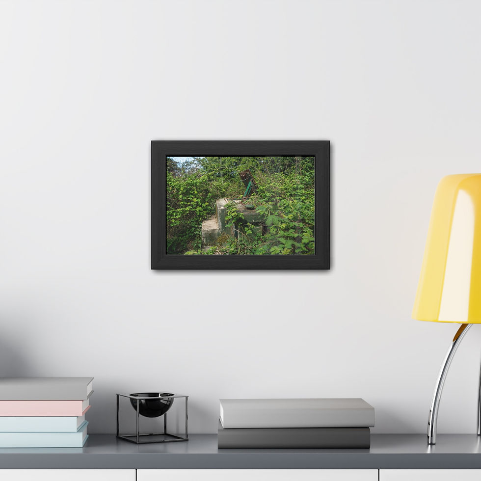 Thumbnail: Framed Print | Horsham ROC Post - Abandoned Urbex Wall Art