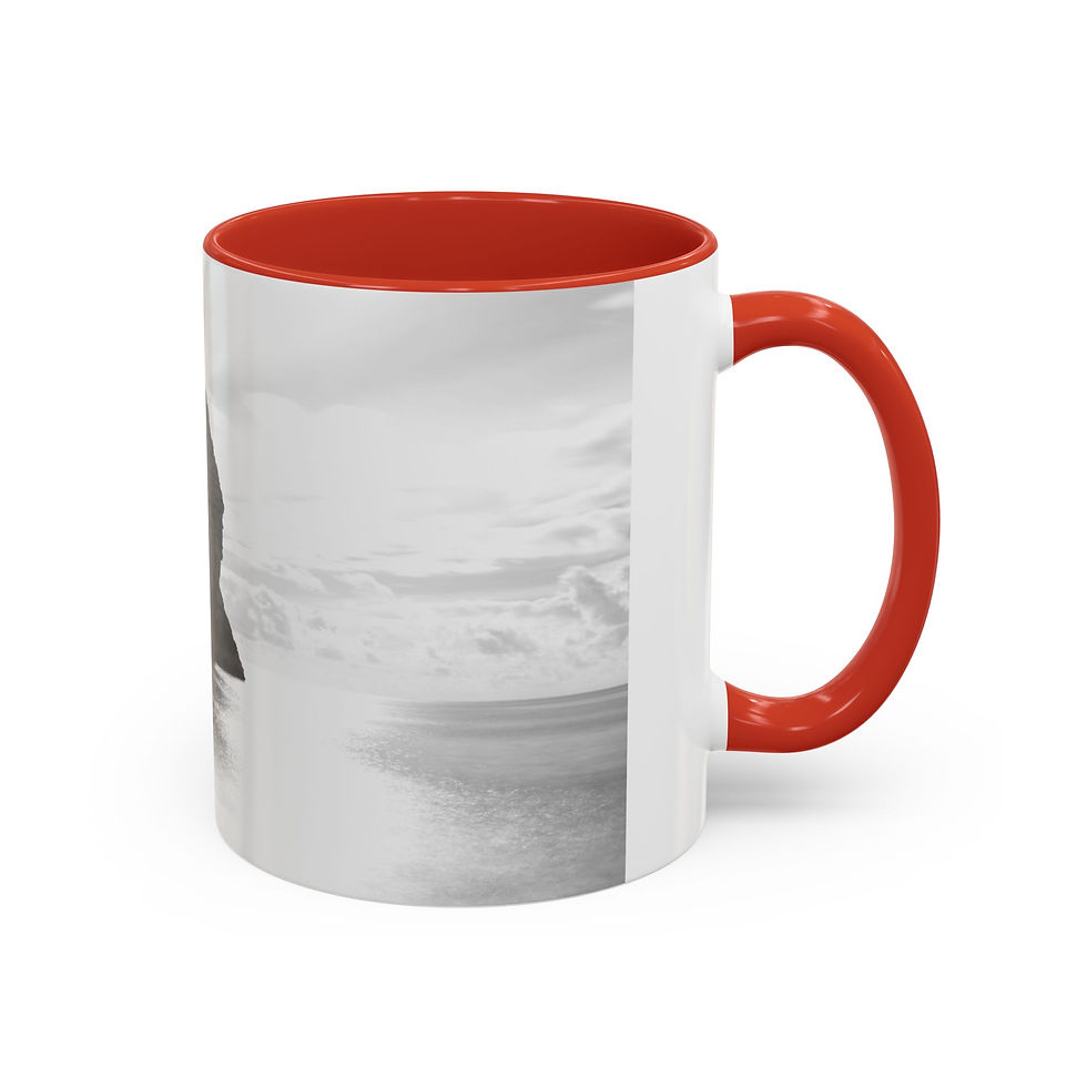 Thumbnail: Coffee Mug - Durdle Door Dorset England in Black & White