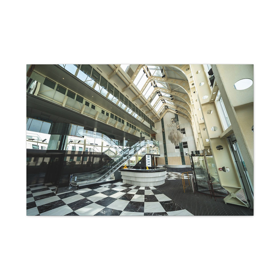 Thumbnail: Canvas Print | Abandoned Atrium in Sussex - Urbex Wall Art