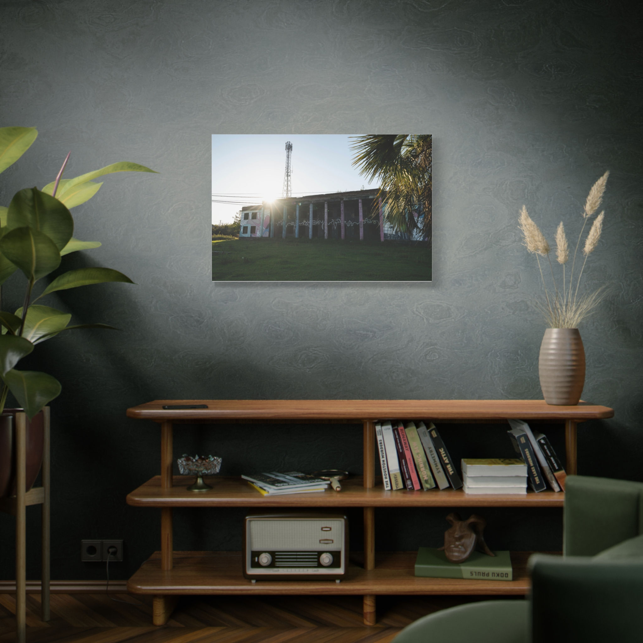 Canvas Print | Abandoned Building at Sunrise - Anaklia Georgia Urban Landscape