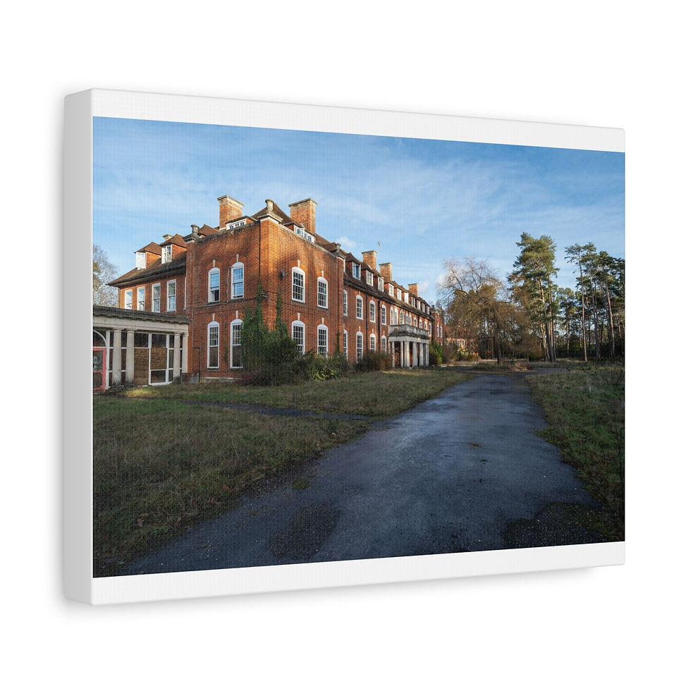 Thumbnail: Historic red brick building, many windows, long path, green lawn.