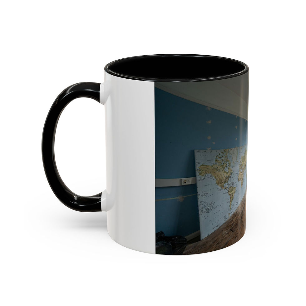 Thumbnail: Abandoned Classroom Mug | World Map Interior | Travel-Inspired Urban Decay Gift
