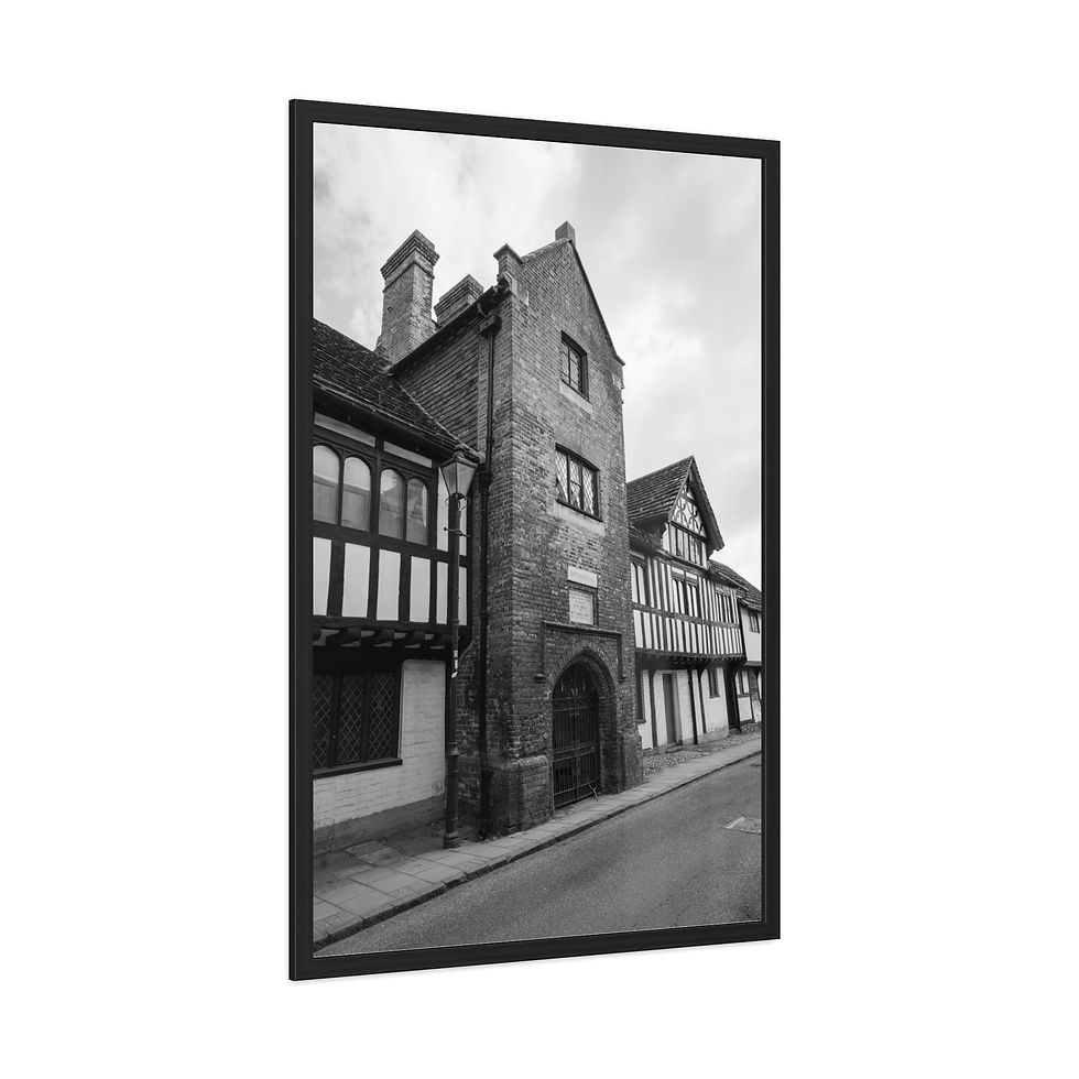 Thumbnail: Framed Poster | Steyning Grammar School | Tudor Style Urbex Wall Art