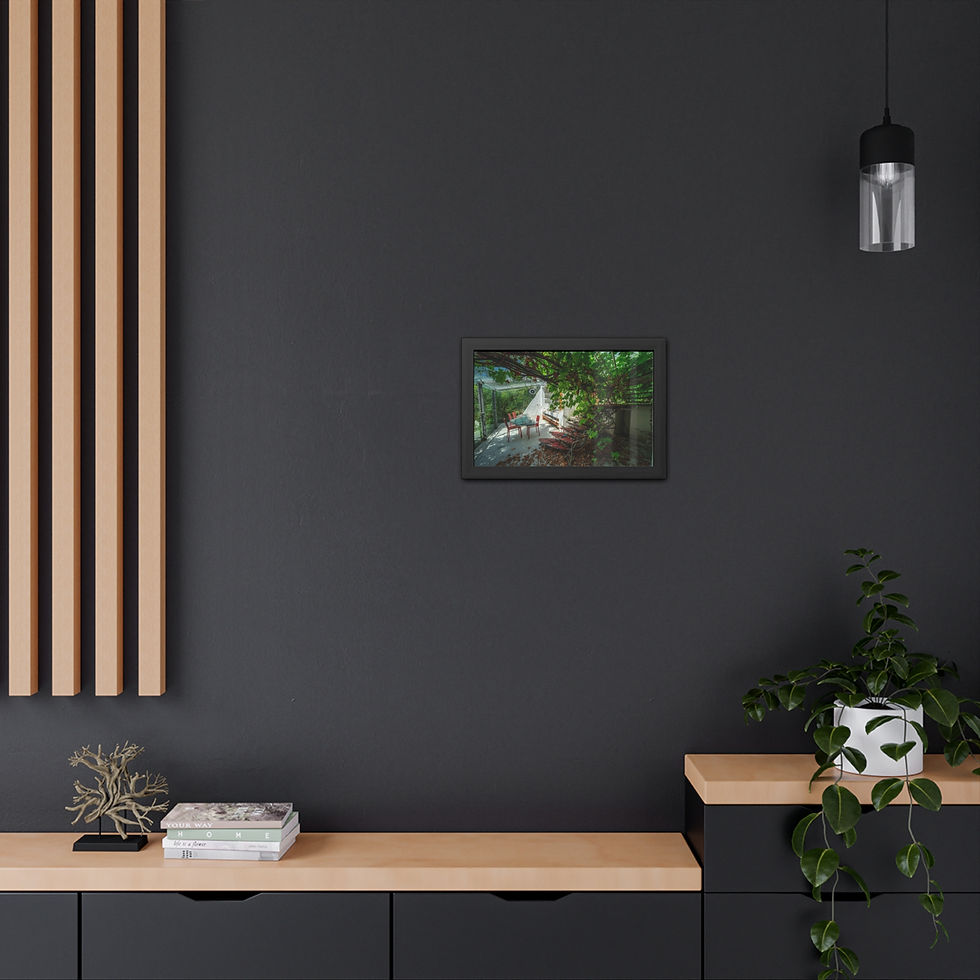 Thumbnail: Framed Print | Abandoned Butterfly House | Overgrown Surrey Urbex Interior