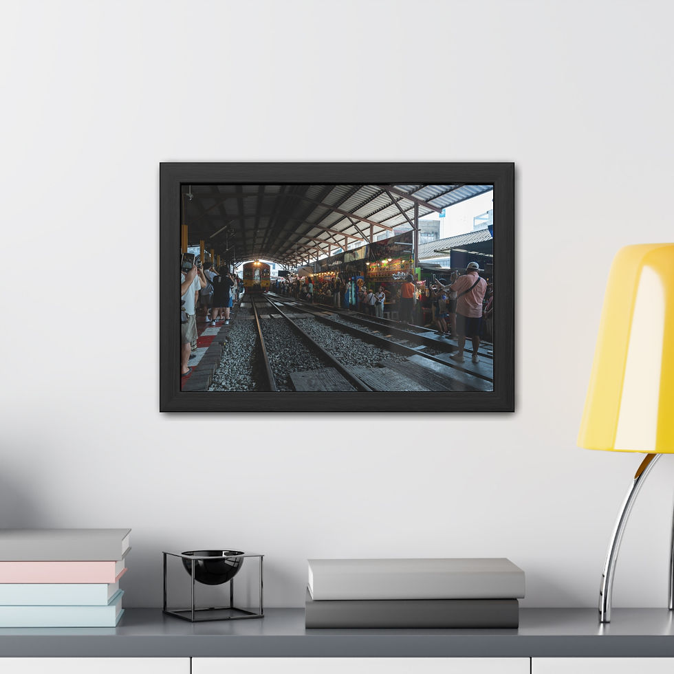 Thumbnail: People waiting for a train on a busy station platform.