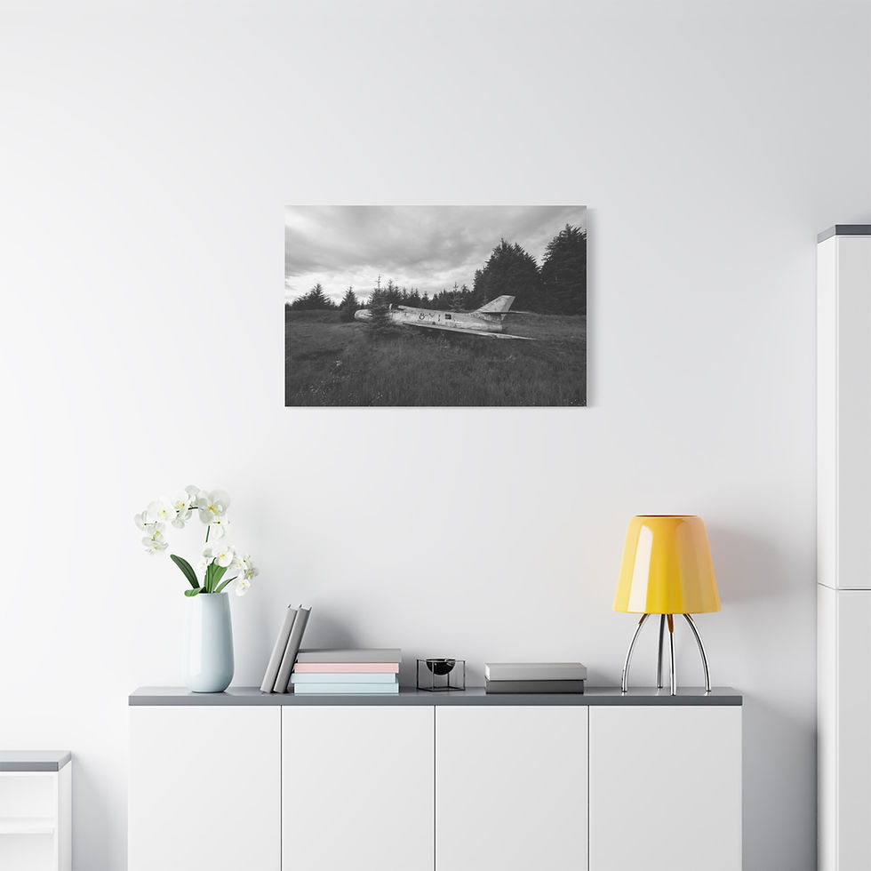 Thumbnail: Monochrome landscape art showing dark trees beneath a cloudy sky