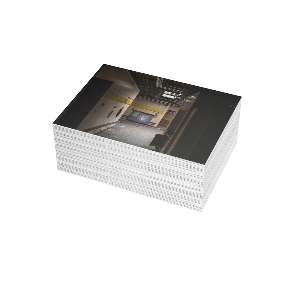 Thumbnail: Old Horsham Fire Station, Urbex Art | Greeting Cards - Pack of 1, 10, 30 or 50
