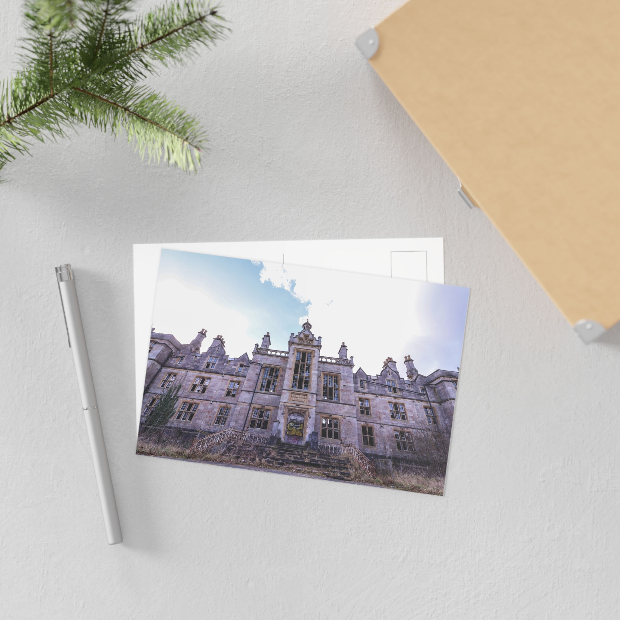 Fine Art Postcards | Abandoned Denbigh Mental Asylum - Historic Urbex Postcard