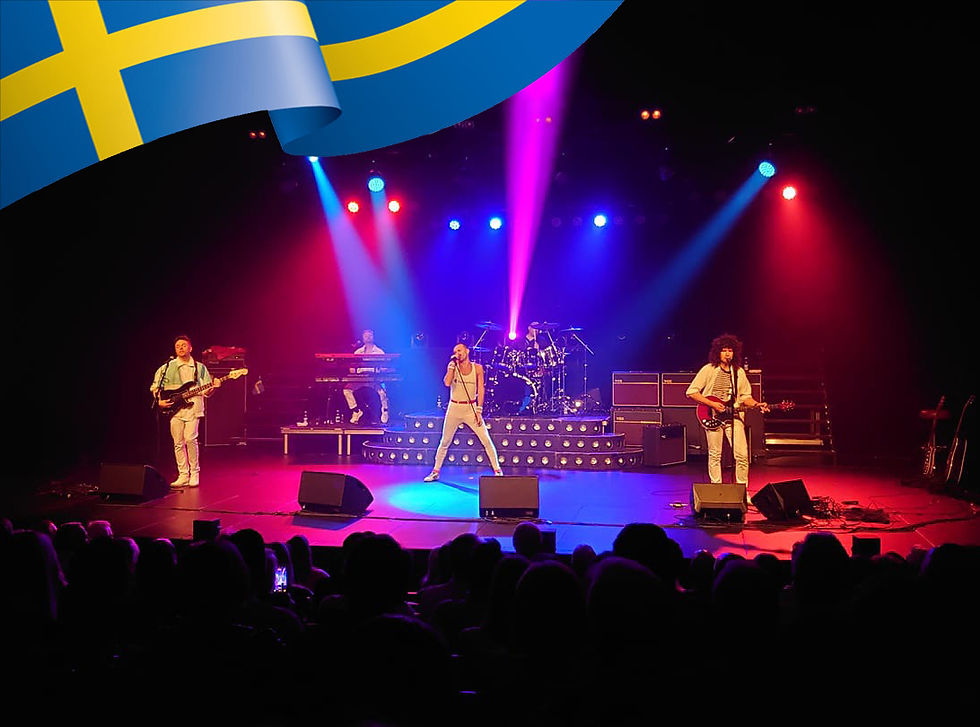 Flash Queen Tribute Band Sweden 2026 Tour