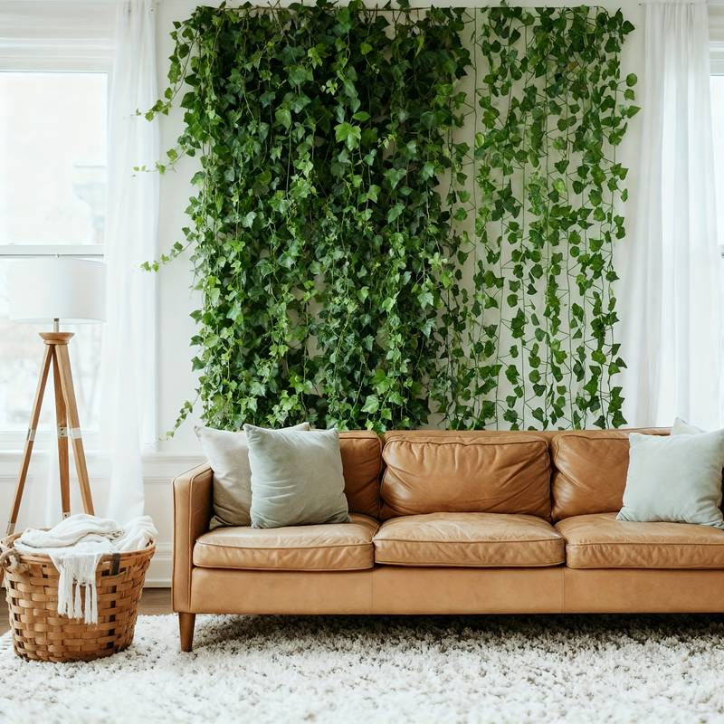 🌿 Sinsoledad Premium Artificial Ivy Garland Set (24 Pieces / 19 Meters)
