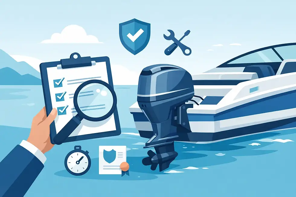 New Outboard Motor Warranty What to Check