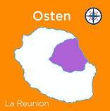 Karte Osten Insel la Reunion