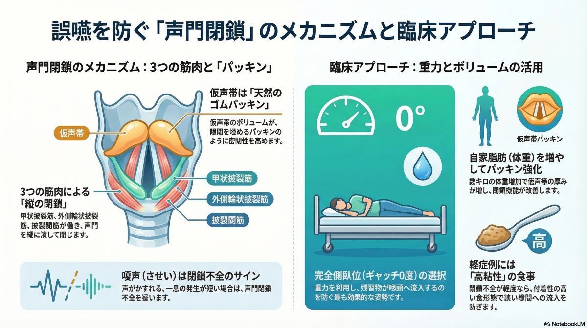 言語聴覚士：ChapterⅢ 診断  4．嚥下治療エッセンスノート　喉頭１