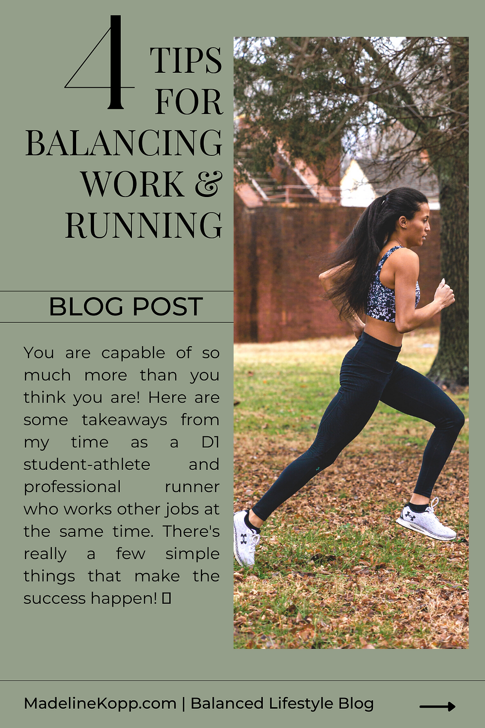 4 tips for balancing work and running