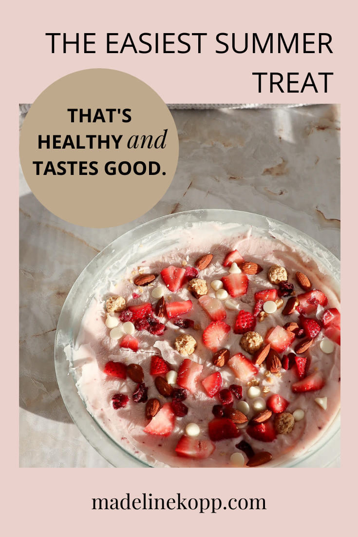 frozen yogurt bark easy recipe