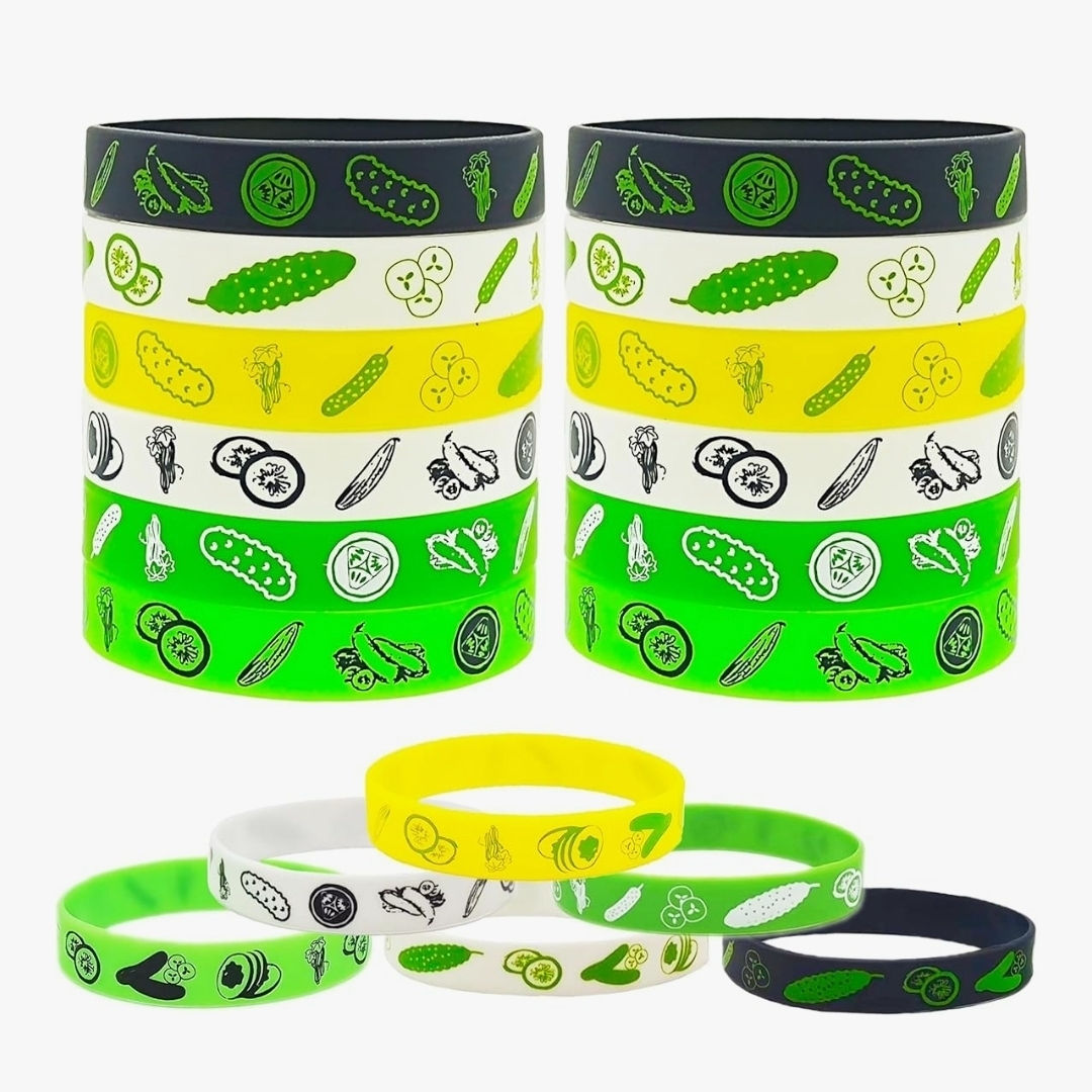 Rubber Silicone Pickle Bracelet