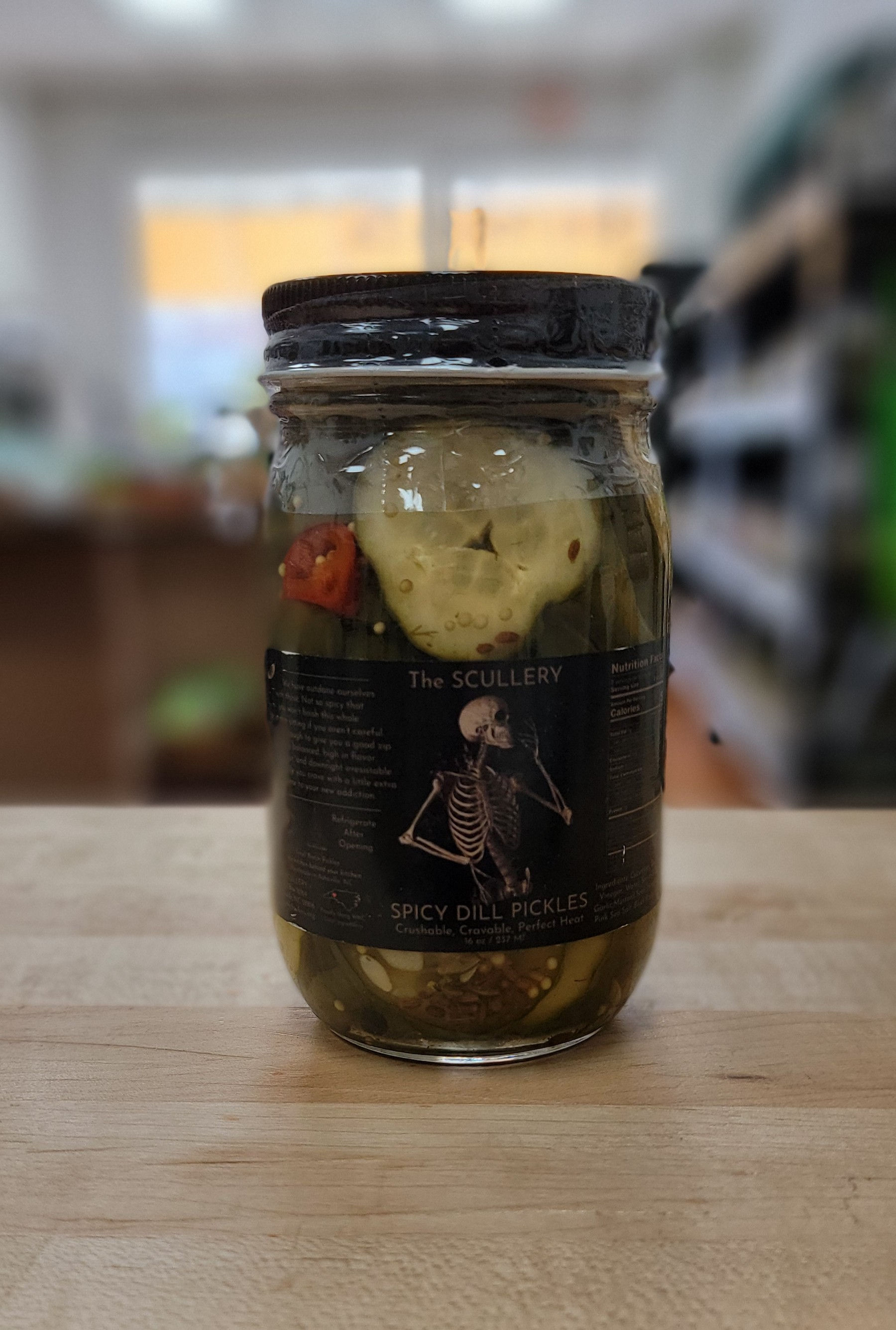 The Scullery Spicy Dill Pickle Chips
