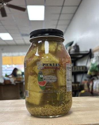 Kevin's Crazy Kitchen Garlic Watermelon Pickles